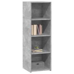 Berkfield Home Highboard Concrete Grey 40x41x124 cm Engineered Wood - Size: 40 x 41 x 124 cm