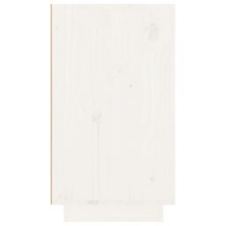 Berkfield Home Wine Cabinet White 23x34x61 cm Solid Wood Pine - Size: 23 x 34 x 61 cm - thumbnail 6