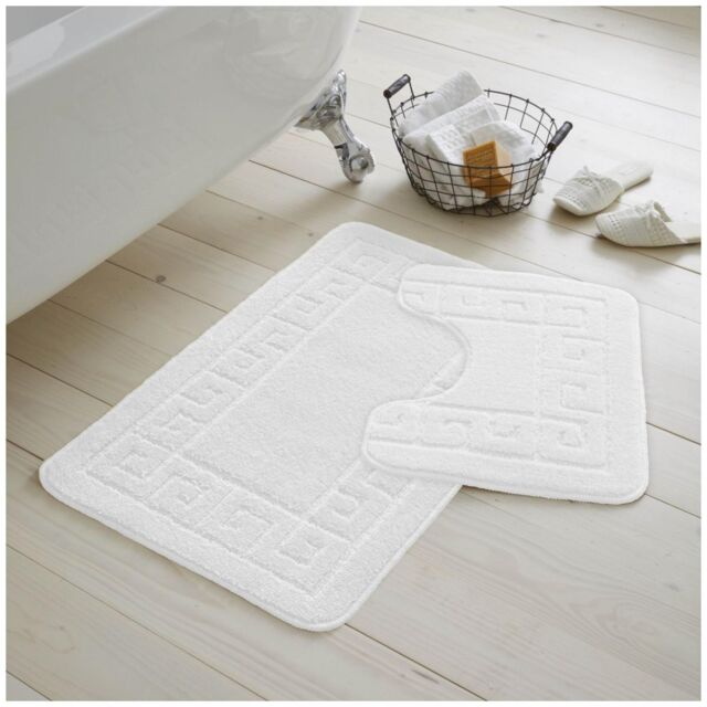GAVENO CAVAILIA Greek Bath Mat in White - image 1
