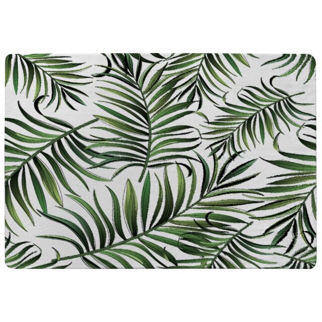 Benjamin Tate Design Palm Leaves Rug in Natural - Size: Large - image 1