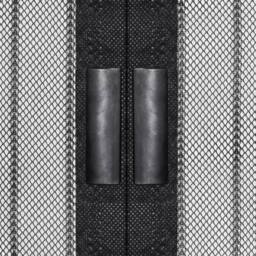 Berkfield Home Insect Door Curtains 2 pcs with Magnet Blocks Black 210x90 cm - thumbnail 5