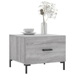 Berkfield Home Coffee Tables 2 pcs Grey Sonoma 50x50x40 cm Engineered Wood - Size: 50 x 50 x 40 cm - thumbnail 3