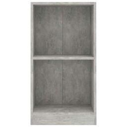 Berkfield Home Bookshelf Concrete Grey 40x24x75 cm Engineered Wood - Size: 40 x 24 x 75 cm - thumbnail 4