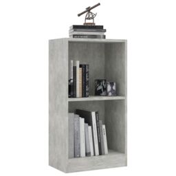 Berkfield Home Bookshelf Concrete Grey 40x24x75 cm Engineered Wood - Size: 40 x 24 x 75 cm - thumbnail 3