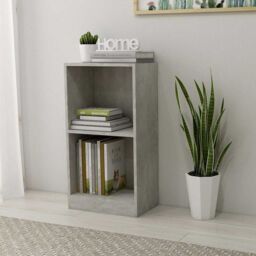 Berkfield Home Bookshelf Concrete Grey 40x24x75 cm Engineered Wood - Size: 40 x 24 x 75 cm - thumbnail 1