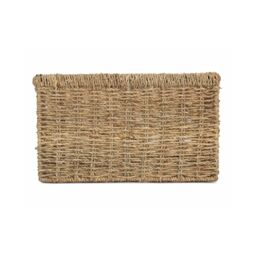 Red Hamper Seagrass Nordic Seagrass Storage Basket in Brown - Size: Medium - thumbnail 3