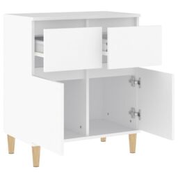 Berkfield Home Sideboard White 60x35x70 cm Engineered Wood - Size: 60 x 35 x 70 cm - thumbnail 6