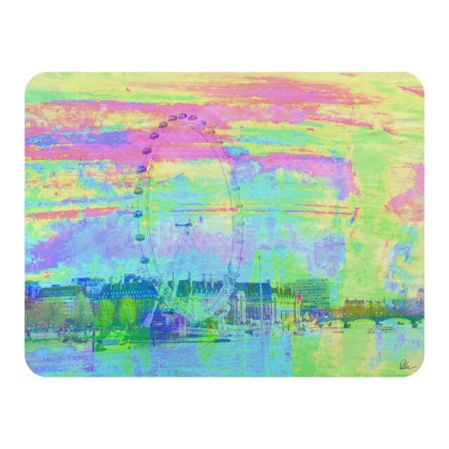 Benjamin Tate Design Fuzzy London Blanket in Natural - Size: 120 cm x 150 cm - image 1