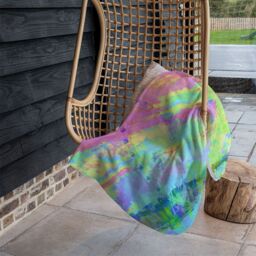 Benjamin Tate Design Fuzzy London Blanket in Natural - Size: 120 cm x 150 cm - thumbnail 4