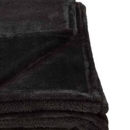 Brand Lab Fleece Plain Blanket in Black - thumbnail 2