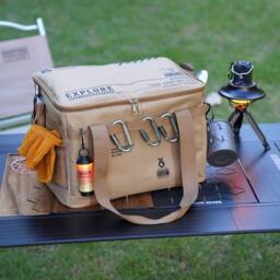 Obasyhig 30L Large-Capacity Outdoor Foldable Storage Box in Khaki - thumbnail 5