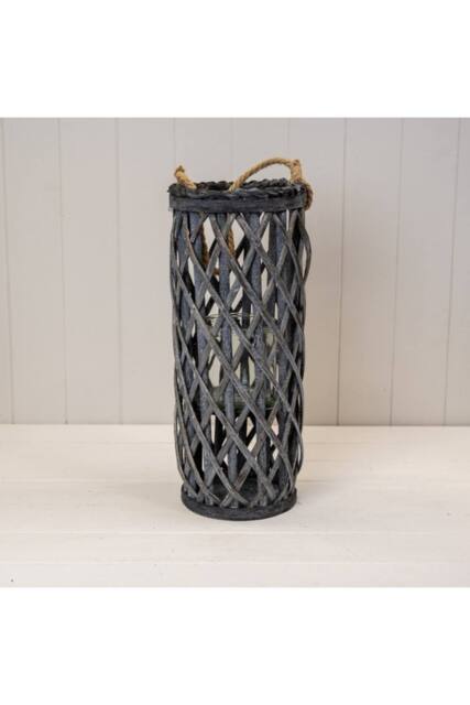 KDMD Grey Decorative Rustic Washed Lantern - image 1