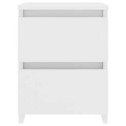 Berkfield Home Bedside Cabinets 2 pcs White 30x30x40 cm Engineered Wood - Size: 30 x 30 x 40 cm - thumbnail 5