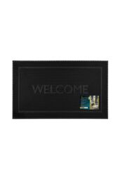 JVL Alvaro Welcome Scraper Rubber Pin Doormat 45x75cm in Black - Size: 45 cm x 75 cm - thumbnail 6