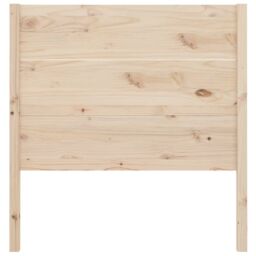 Berkfield Home Headboard 81x4x100 cm Solid Wood Pine in Brown - Size: 81 x 4 x 100 cm - thumbnail 4