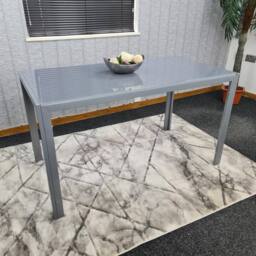 KOSY KOALA Dining Table Grey Glass Kitchen Place for 4 Seats, Dining Table Only - thumbnail 6