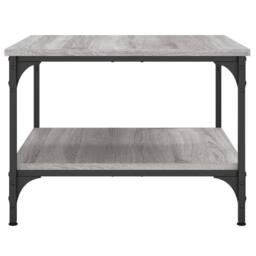 Berkfield Home Coffee Table Grey Sonoma 55x55x40 cm Engineered Wood - Size: 55 x 55 x 40 cm - thumbnail 6