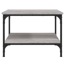 Berkfield Home Coffee Table Grey Sonoma 55x55x40 cm Engineered Wood - Size: 55 x 55 x 40 cm - thumbnail 4