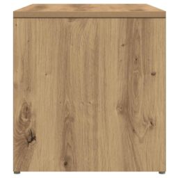Berkfield Home Side Table Artisan Oak 59x36x38 cm Engineered Wood in Brown - Size: 59 x 36 x 38 cm - thumbnail 5