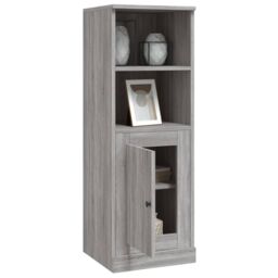 Berkfield Home Highboard Grey Sonoma 36x35.5x103.5 cm Engineered Wood - thumbnail 5