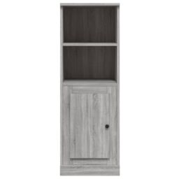 Berkfield Home Highboard Grey Sonoma 36x35.5x103.5 cm Engineered Wood - thumbnail 6