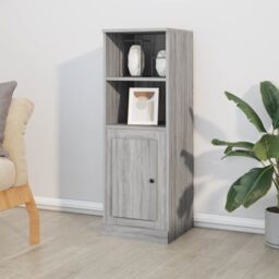 Berkfield Home Highboard Grey Sonoma 36x35.5x103.5 cm Engineered Wood - thumbnail 1