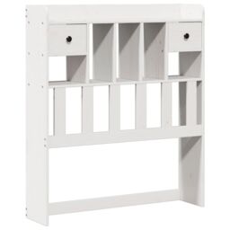 Berkfield Home Bookcase Bed without Mattress White 90x200 cm Solid Wood Pine - thumbnail 6