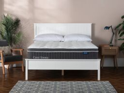 Arthur Sleep Cool Memory Foam Medium Firm Gel Hybrid Mattress in White - Size: King - thumbnail 2