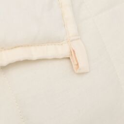 Berkfield Home Weighted Blanket Light Cream 138x200 cm Single 10 kg Fabric - thumbnail 5