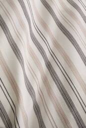 Appletree 'Yarn Dyed Woven Thin Stripe' Woven Duvet Cover Set in Natural - Size: Single - thumbnail 3