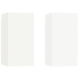 Berkfield Home 4 Piece TV Cabinet Set White Engineered Wood - thumbnail 7