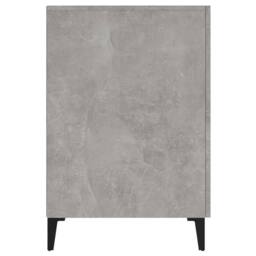 Berkfield Home Desk Concrete Grey 140x50x75 cm Engineered Wood - Size: 140 x 50 x 75 cm - thumbnail 8