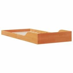 Berkfield Home Modern Wax brown 75 x 190 cm Solid pine wood in Light Brown - thumbnail 7