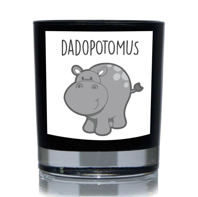 60 SECOND MAKEOVER Dadopotomus Hippo 20cl Candle in Black