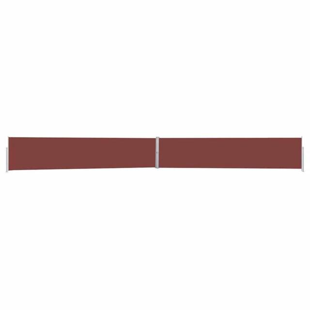 Berkfield Home Patio Retractable Side Awning 170x1200 cm Brown - image 1