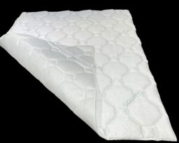 Somnior Cooling Mattress Topper Cool Soft Touch Prevents Overheating in White - Size: Double - thumbnail 4