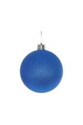 KDMD Blue Glitter Shatterproof Bauble 15cm - thumbnail 2
