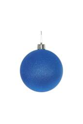 KDMD Blue Glitter Shatterproof Bauble 15cm