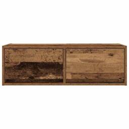 Berkfield Home TV Cabinets 2 pcs Old Wood 80x31x25.5 cm Engineered Wood in Brown - thumbnail 7