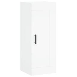 Berkfield Home Highboard White 34.5x34x180 cm Engineered Wood - thumbnail 7