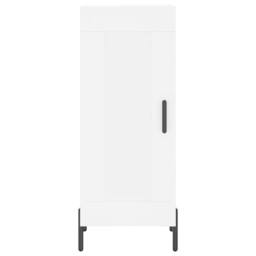 Berkfield Home Highboard White 34.5x34x180 cm Engineered Wood - thumbnail 6