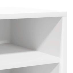 Berkfield Home Shoe Cabinet White 31.5x35x70 cm Engineered Wood - thumbnail 9