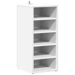 Berkfield Home Shoe Cabinet White 31.5x35x70 cm Engineered Wood - thumbnail 3