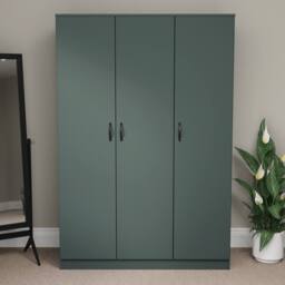 Home Discount Vida Designs Riano 2 Door 2 Drawer Wardrobe Storage in Green - thumbnail 4