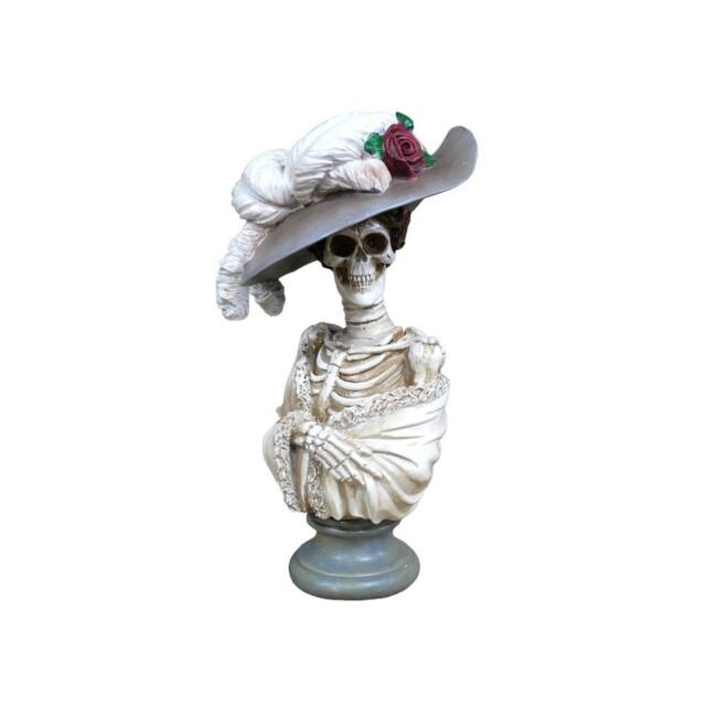 Gifts Direct 2 U Women's Victorian White Lady Skeleton Ornament - image 1