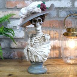 Gifts Direct 2 U Women's Victorian White Lady Skeleton Ornament - thumbnail 2