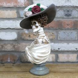 Gifts Direct 2 U Women's Victorian White Lady Skeleton Ornament - thumbnail 4