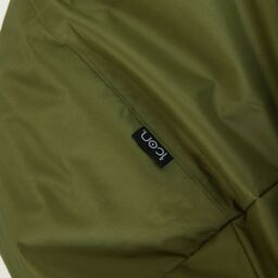 icon Classic Indoor Outdoor Bean Bag Yellow Bean Bag Chair in Khaki - thumbnail 6