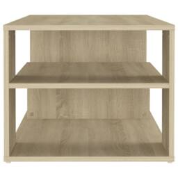 Berkfield Home Coffee Table Sonoma Oak 100x50x40 cm Engineered Wood in Natural - Size: 100 x 50 x 40 cm - thumbnail 5