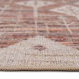 Kukoon Beige Terracotta Washable Jute Style Rustic Living Room Area Rug - Size: 80 cm x 150 cm - thumbnail 7